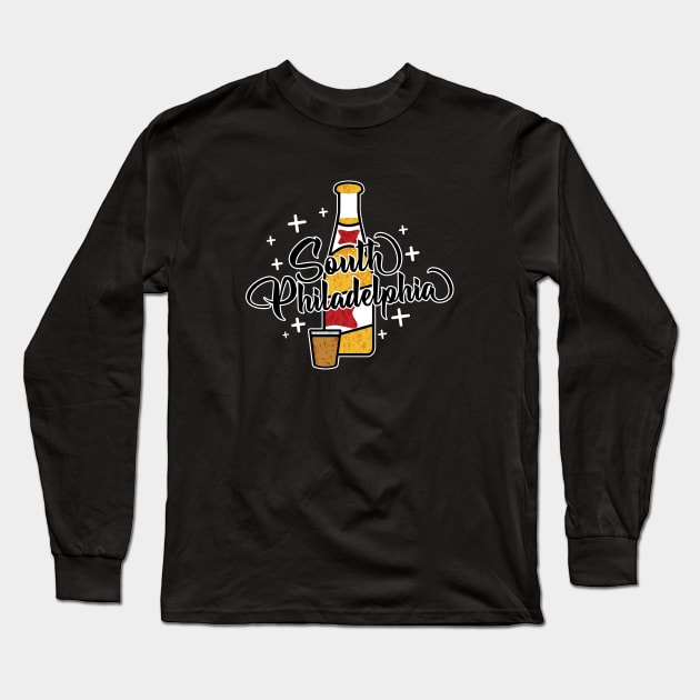 Philadelphia High Life City Wide Beer and a Shot Special Long Sleeve T-Shirt by lavdog